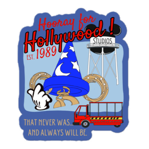 Hooray for Hollywood Sticker