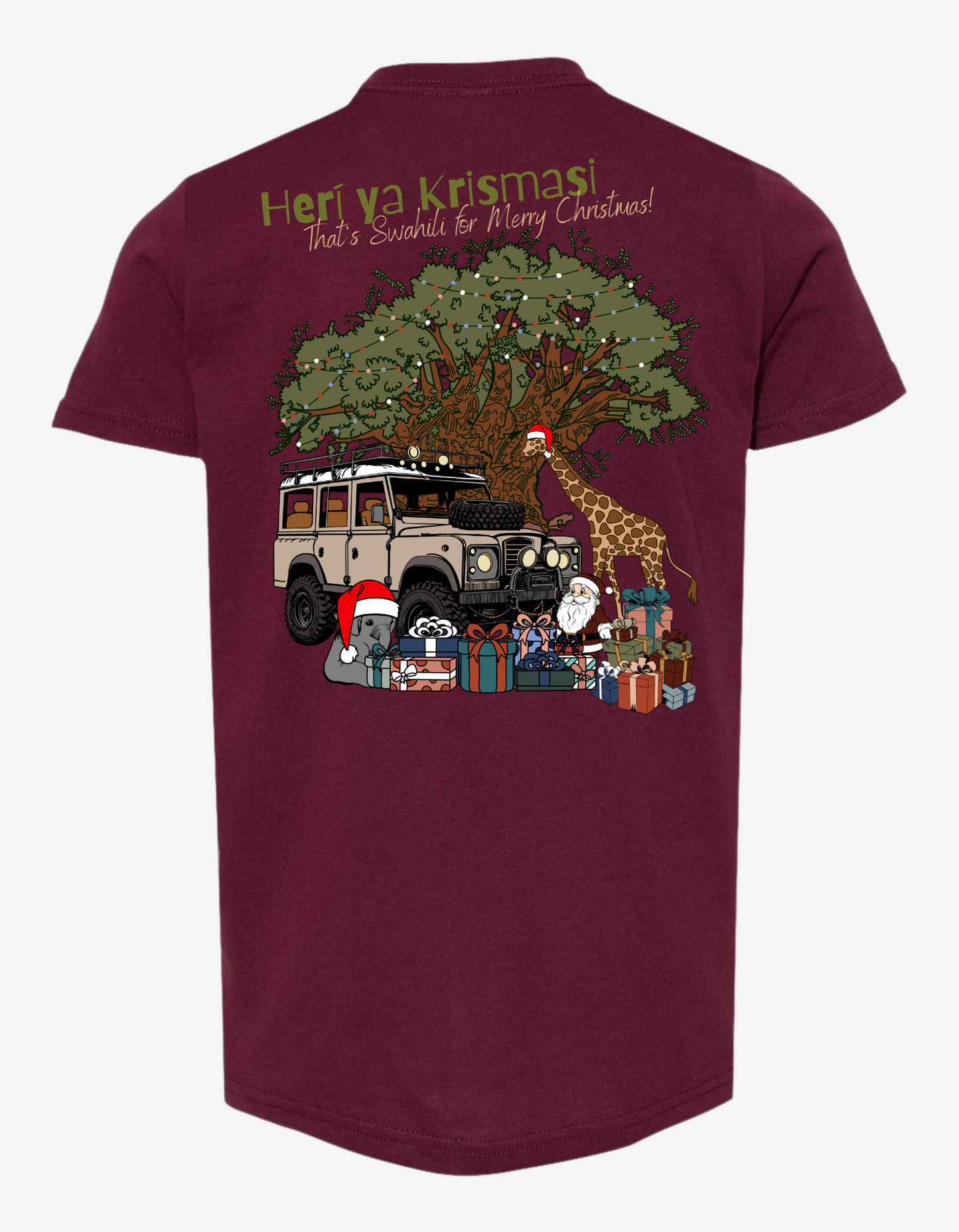 Kids Holiday Safari Tee