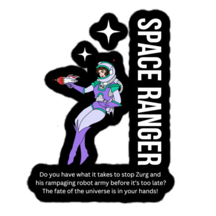 Space Ranger Sticker