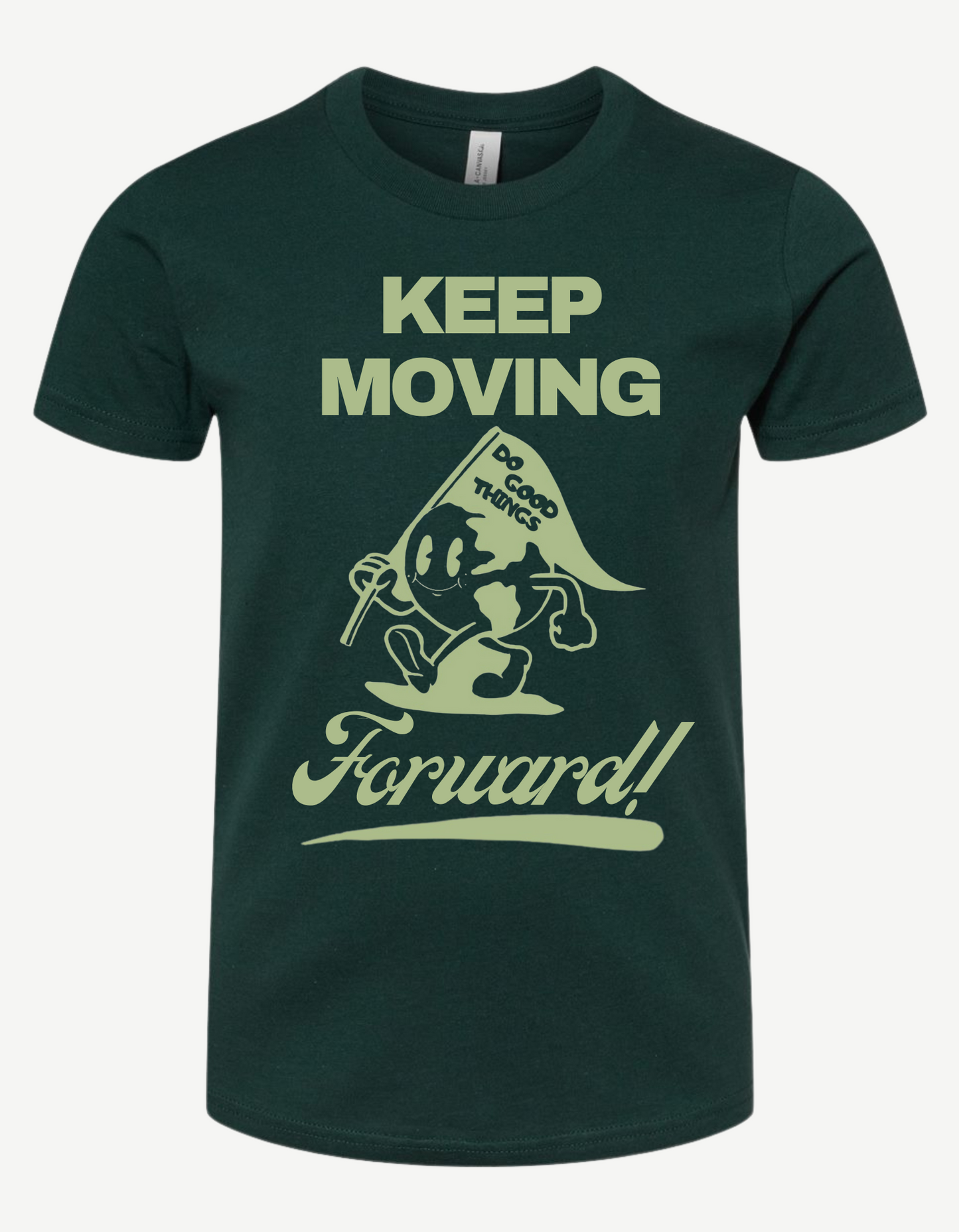 Kids Keep Moving Forward Tee