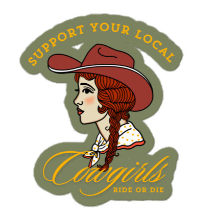 Cowgirl Sticker